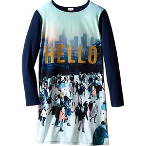 Paul Smith Junior “Hello” long sleeve Dress